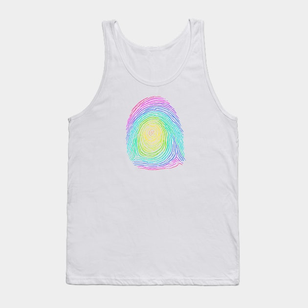 Fingerprint spectrum Tank Top by andyjhunter